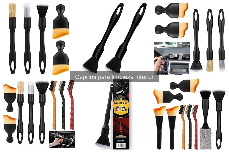 Errores comunes al usar cepillos para limpieza interior del coche