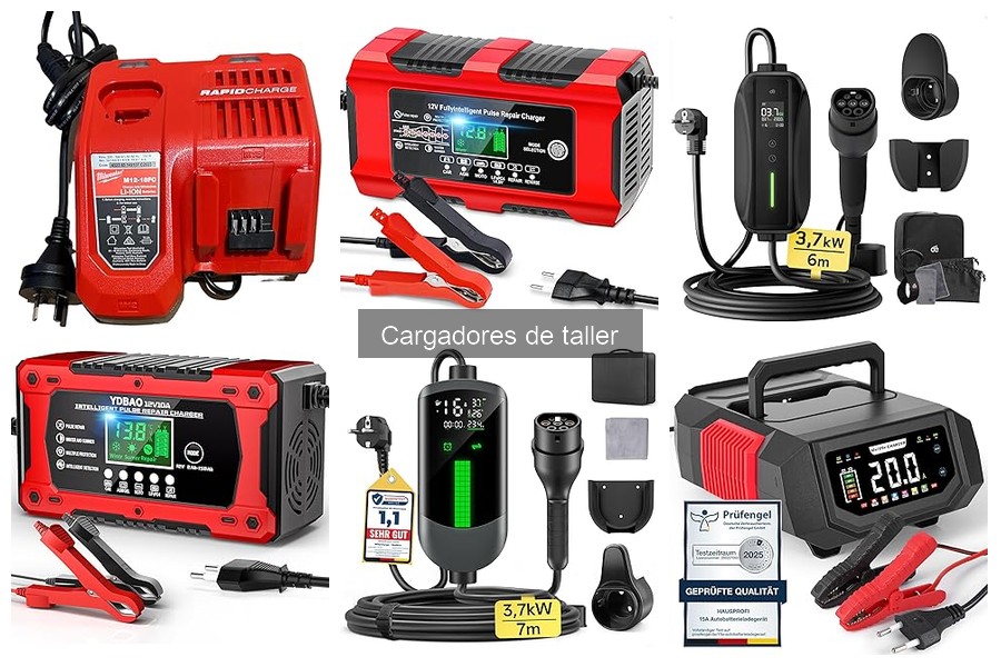 Guía de compra de cargadores de taller para coches