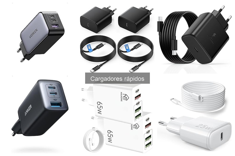 Guía de compra de cargadores rápidos para coche