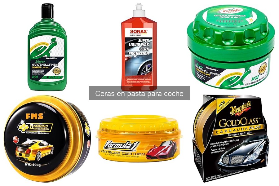 Guía de compra de ceras en pasta para coche