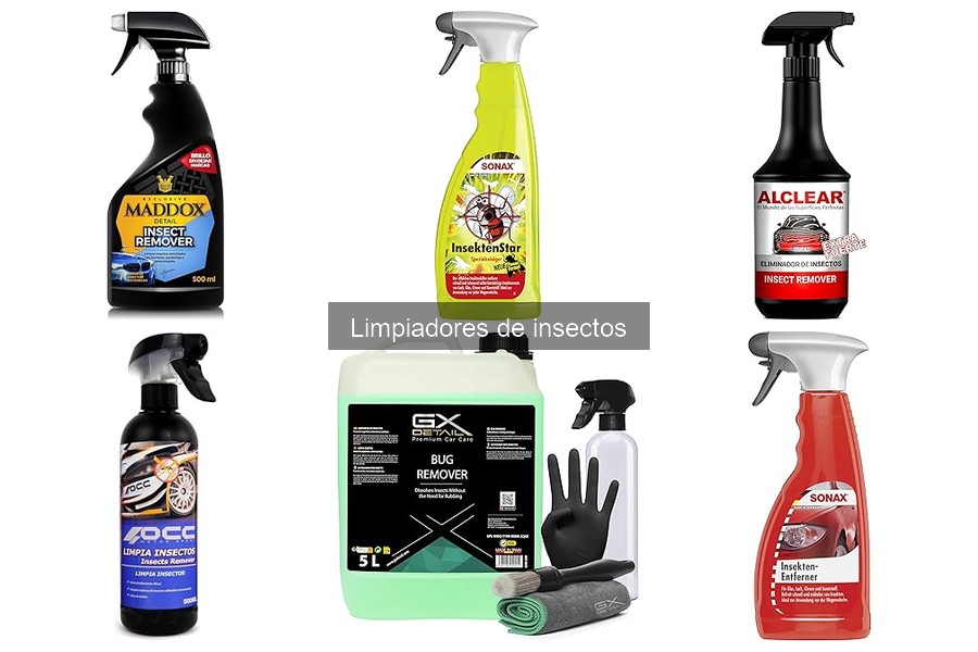 Guía de compra de limpiadores de insectos para tu coche