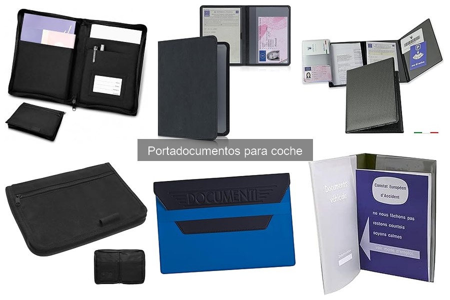 Guía de compra de portadocumentos para coche y moto