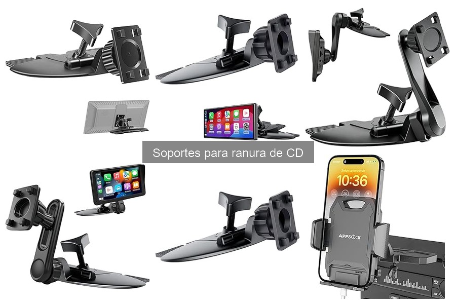 Guía de compra de soportes para ranura de CD en coche