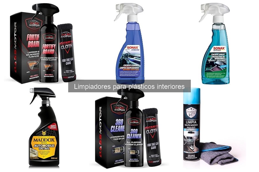 Guía de compra: Limpiadores para plásticos interiores