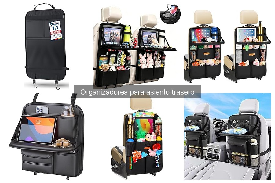 Guía de instalación de un organizador para asiento trasero