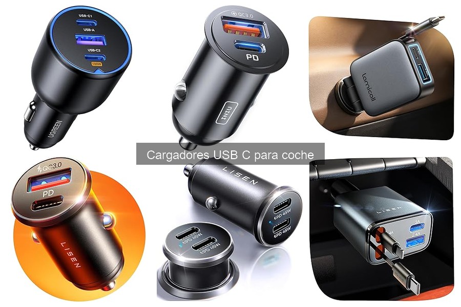 Guía para elegir el mejor cargador USB C para coche