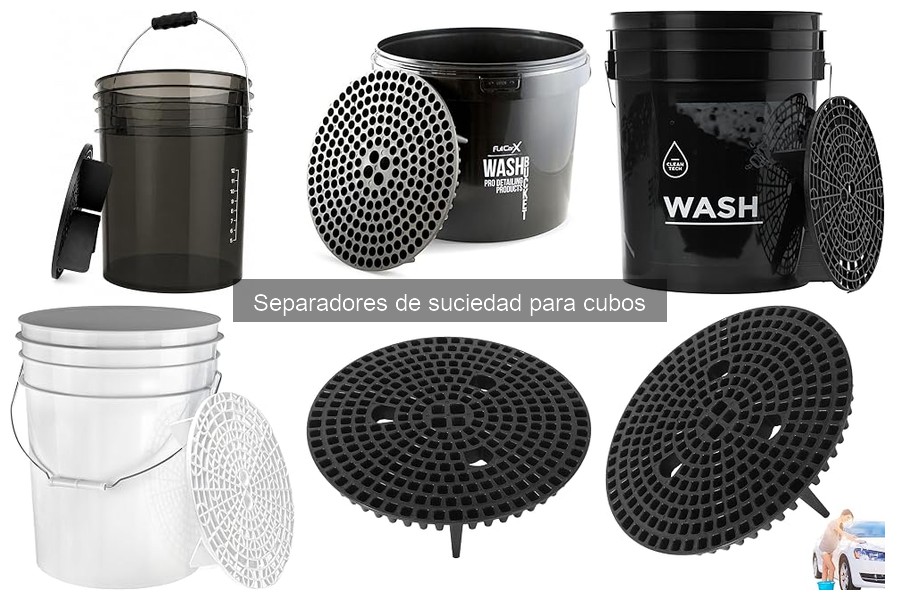 Instala fácilmente un separador de suciedad en tu cubo