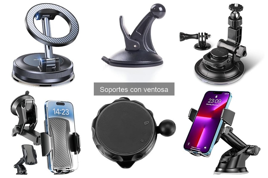 Instrucciones para Instalar Soporte con Ventosa en el Coche
