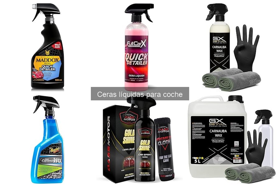 Las ceras líquidas más económicas del mercado para tu coche