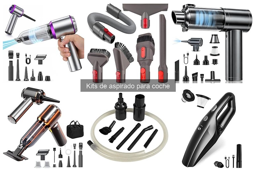 Mantenimiento y limpieza de kits de aspirado para coche