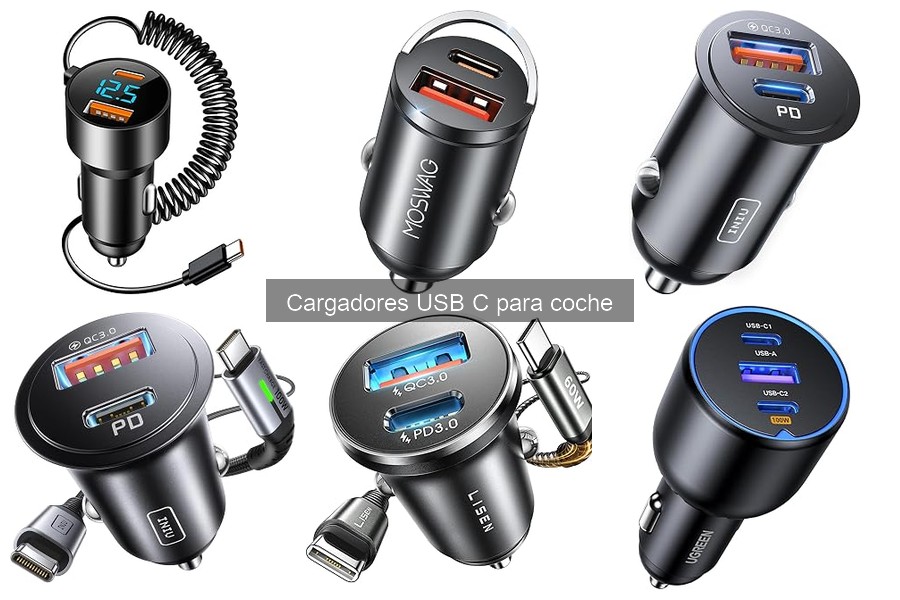 Mejor cargador USB C para viajes largos en coche