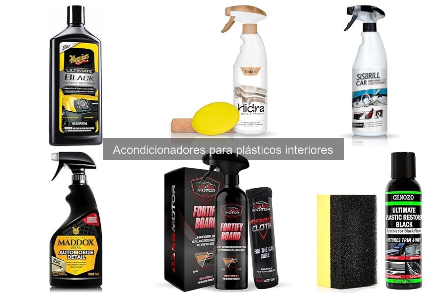 Mejores acondicionadores para plásticos interiores del coche