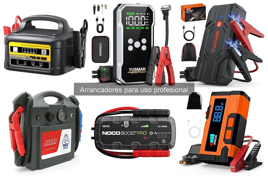 Mejores arrancadores profesionales de coche en 2023