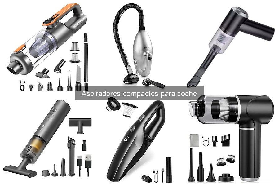 Mejores aspiradores compactos para coche: comparativa 2023