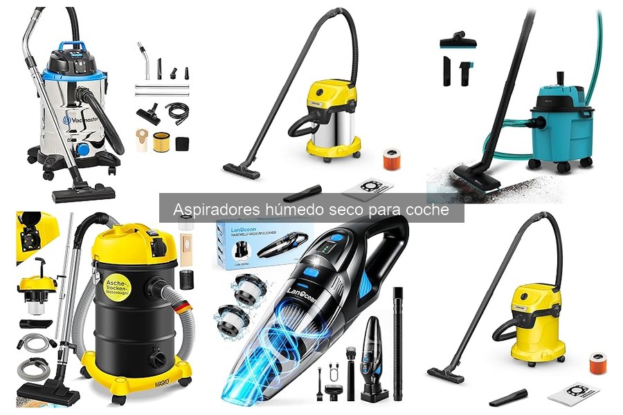 Mejores aspiradores húmedo seco para coches en 2023
