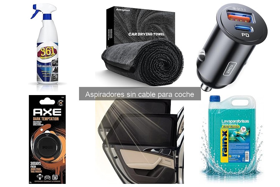 Mejores aspiradores sin cable para coche en 2023