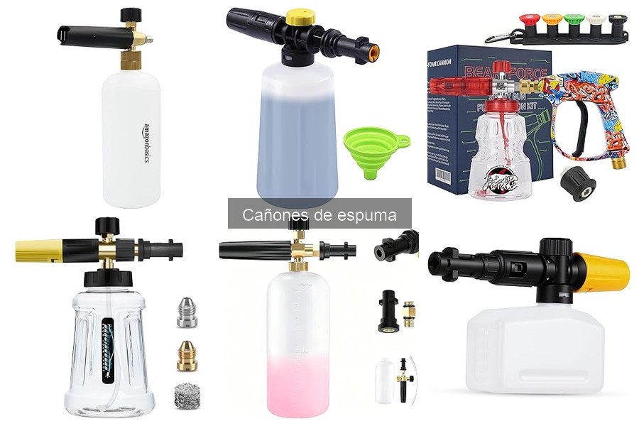 Mejores cañones de espuma para detailing: comparativa 2023