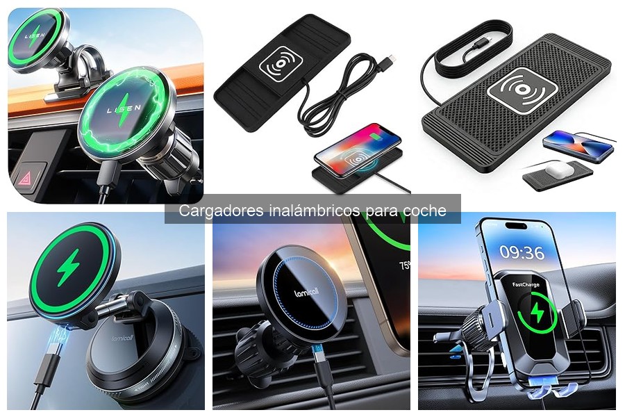 Mejores cargadores inalámbricos para coche en 2023