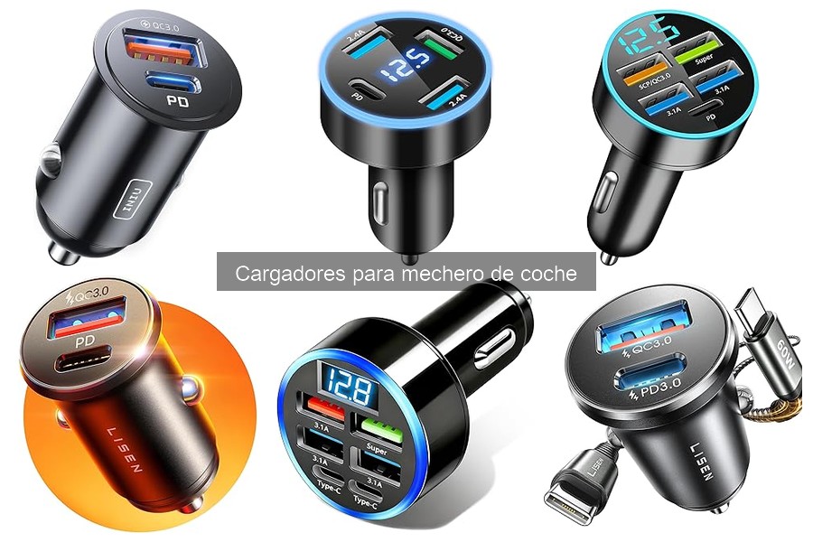 Mejores cargadores para mechero de coche en 2023