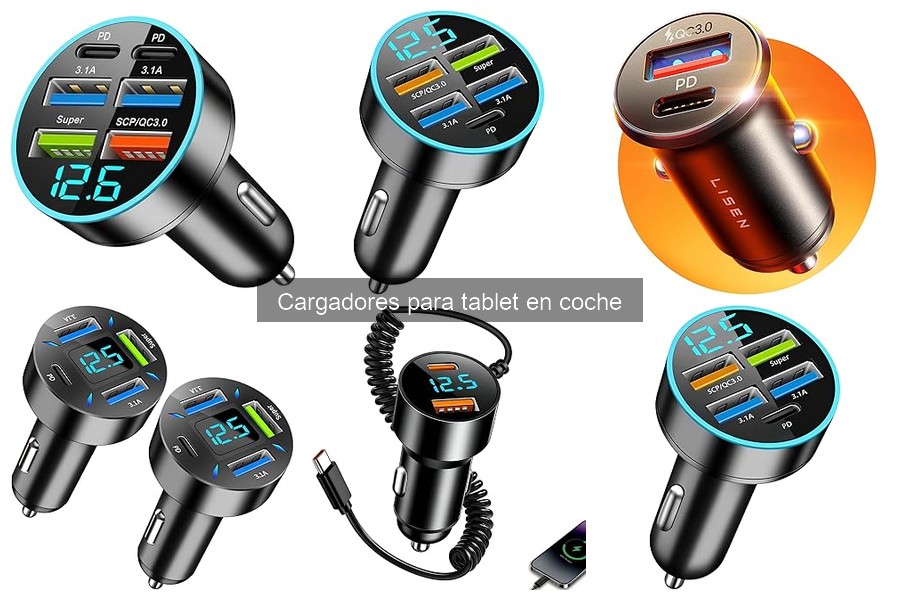 Mejores cargadores para tablet en coche 2023: guía comparativa