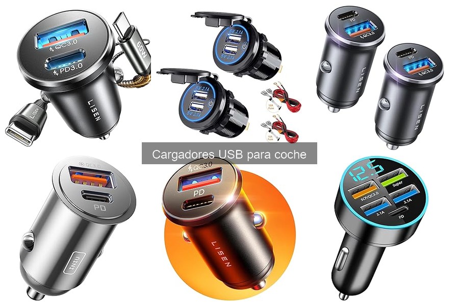 Mejores cargadores USB para coche de 2023 - Comparativa