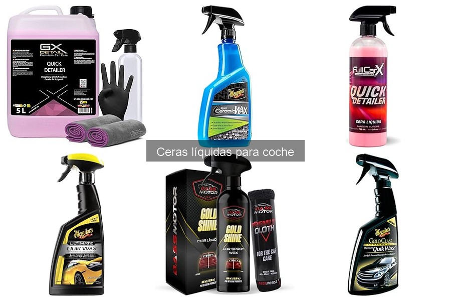 Mejores ceras líquidas para coches oscuros: brillo y protección