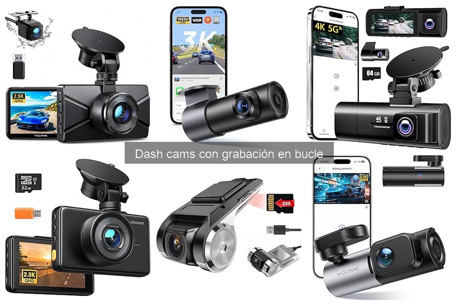 ** Mejores dash cams con grabación en bucle para principiantes