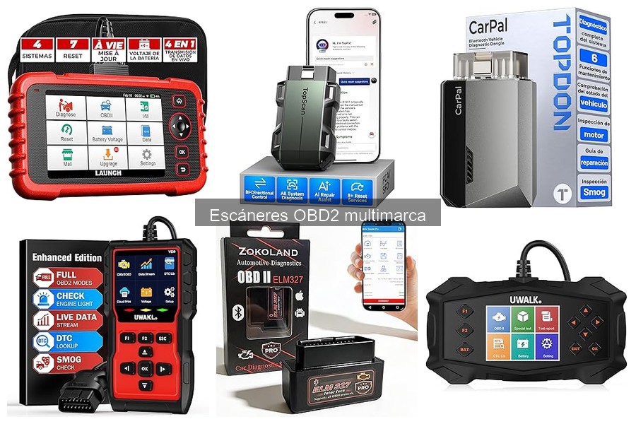 Mejores escáneres OBD2 multimarca para mecánicos profesionales
