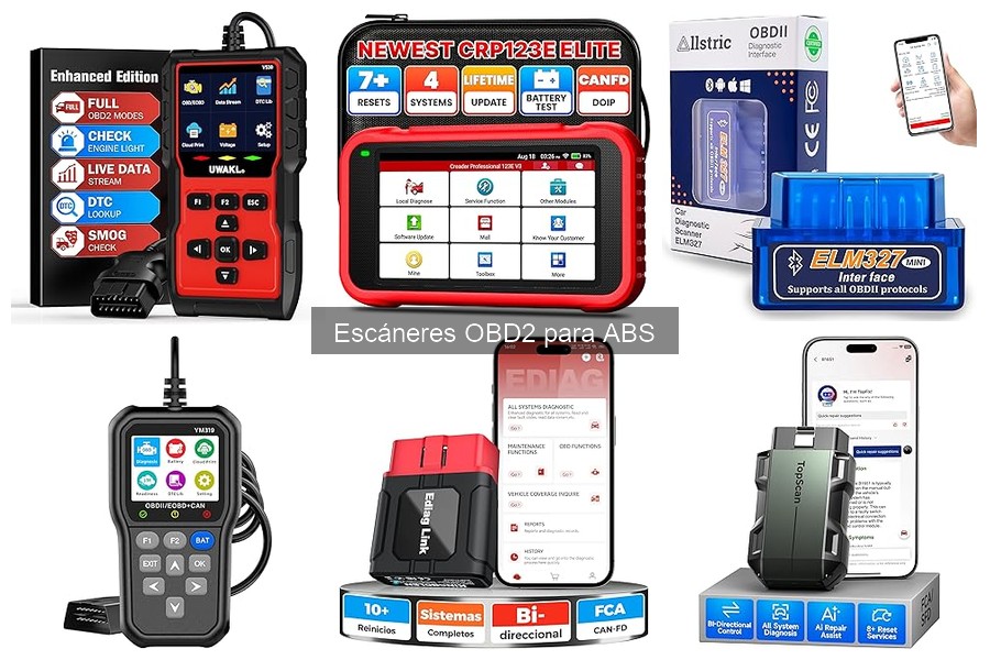 Mejores escáneres OBD2 para ABS en 2023: Comparativa y Reseñas