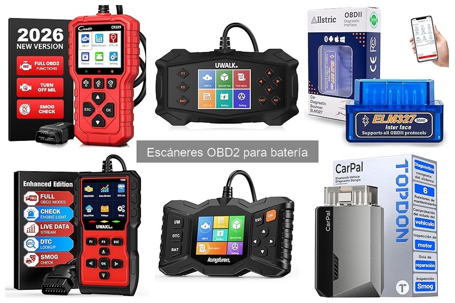 Mejores escáneres OBD2 para batería en 2023: comparativa