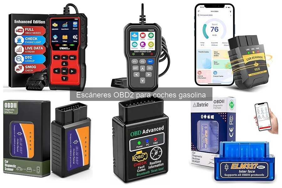 Mejores escáneres OBD2 para principiantes en coches gasolina