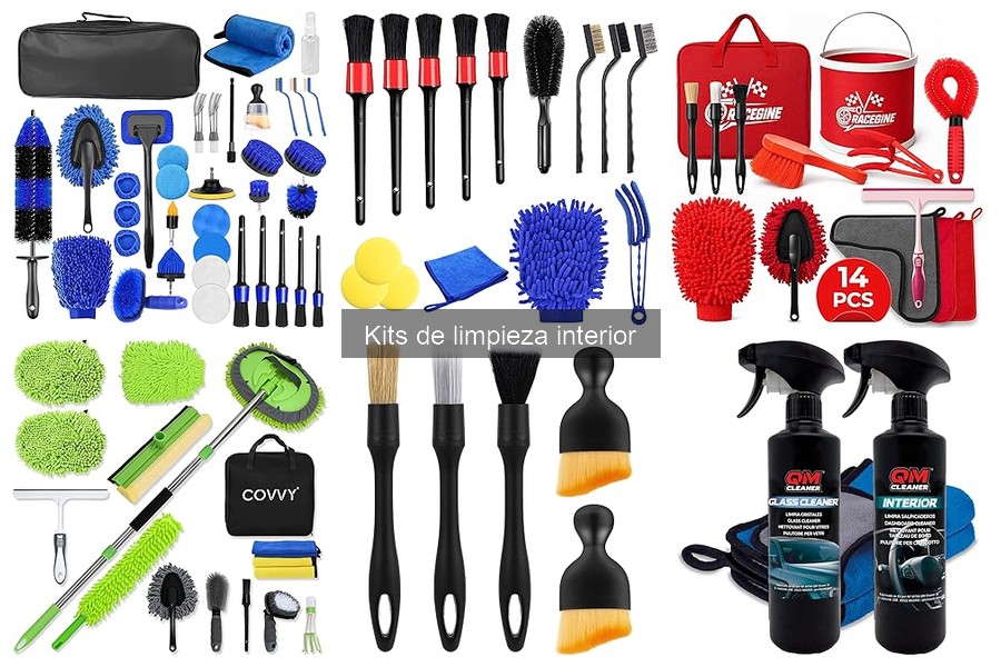 Mejores Kits de Limpieza Interior de Coche para Familias