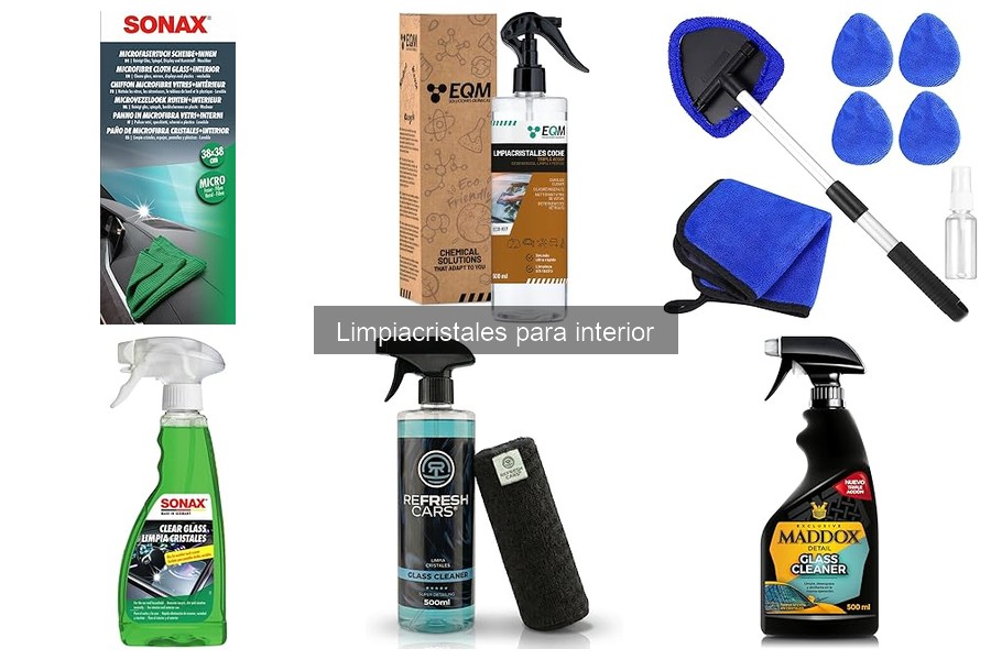 Mejores limpiacristales para interior del coche 2023