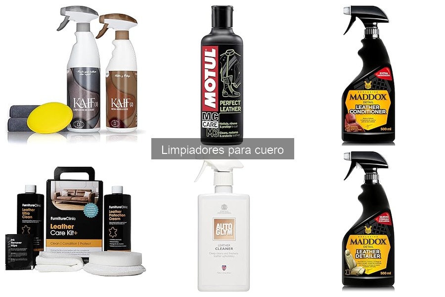 Mejores limpiadores para cuero en 2023: Comparativa y Análisis