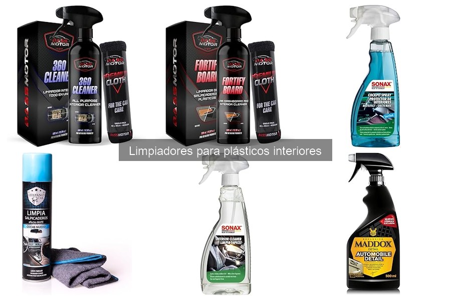 Mejores limpiadores para plásticos interiores según usuarios