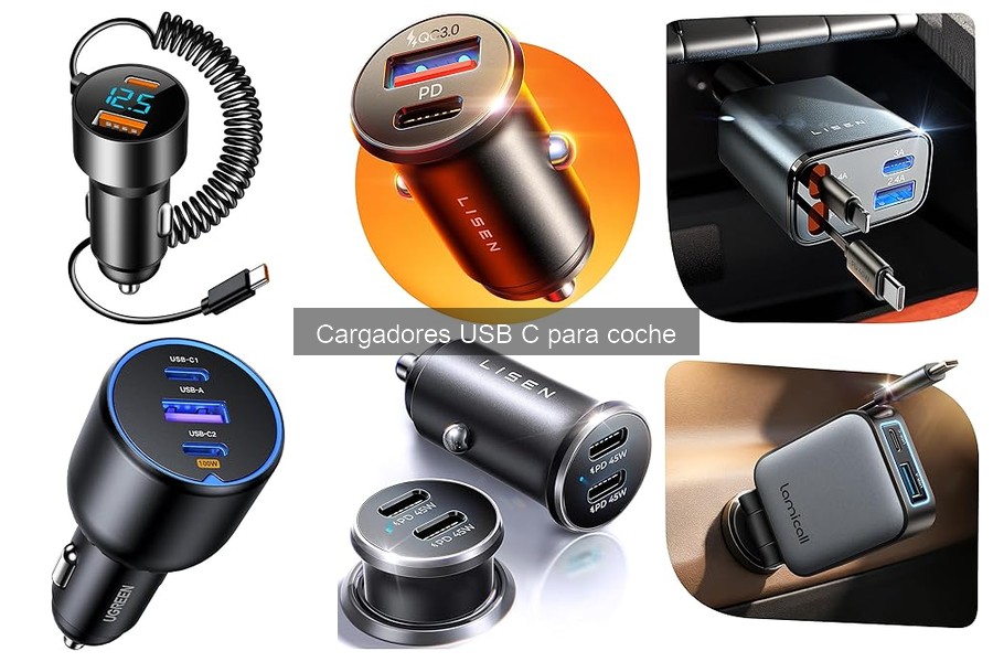 Mejores lugares para comprar cargadores USB C para coche