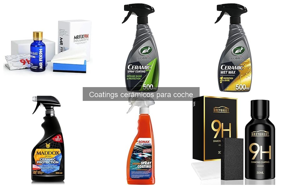 Mejores marcas de coatings cerámicos para coche 2023