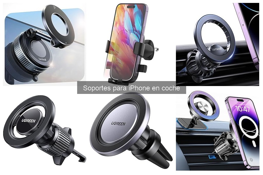 Mejores marcas de soportes para iPhone en coche (2023)