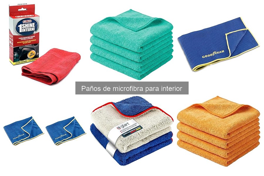 Mejores paños de microfibra para limpiar el interior del coche