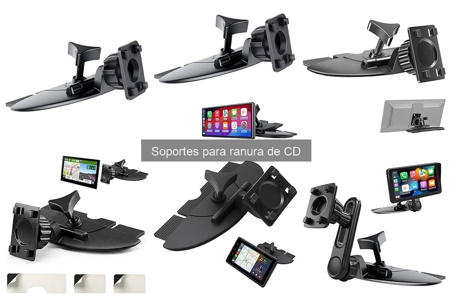 Mejores soportes para ranura de CD en viajes largos