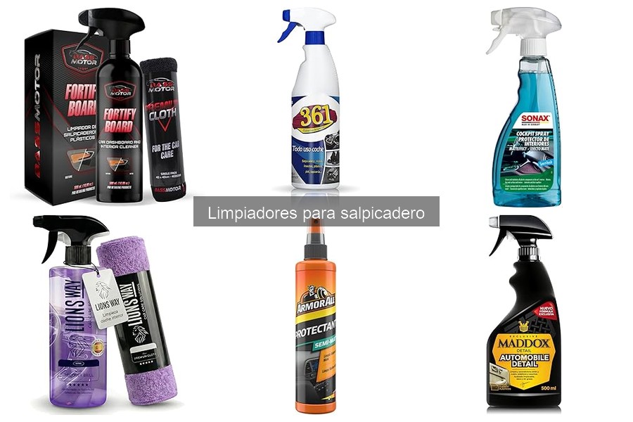 Mejores tiendas para comprar limpiadores de salpicadero con descuento