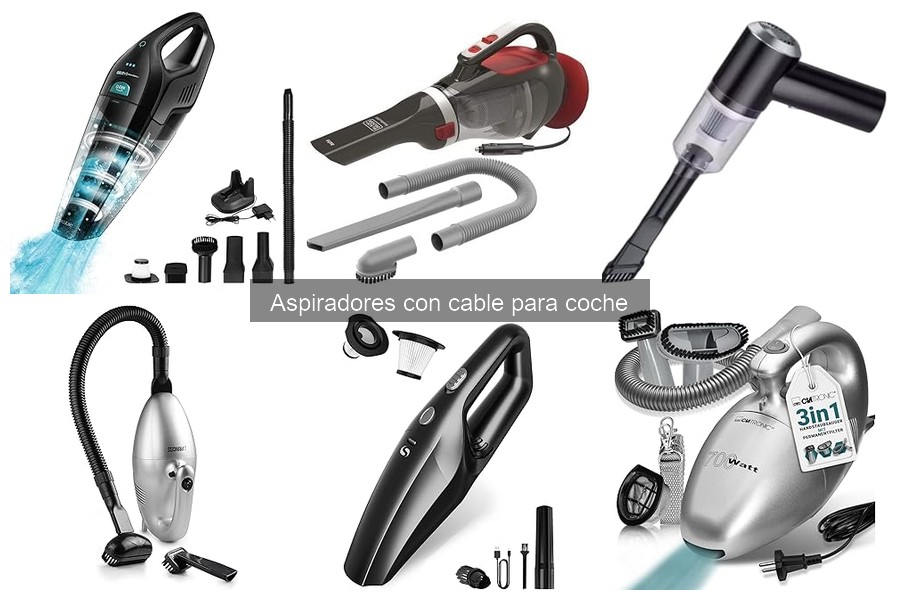 Mejores usos de un aspirador con cable para coche