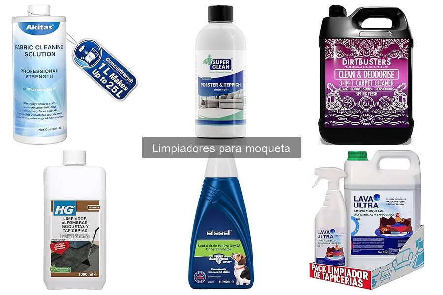 Ofertas y descuentos en limpiadores para moqueta