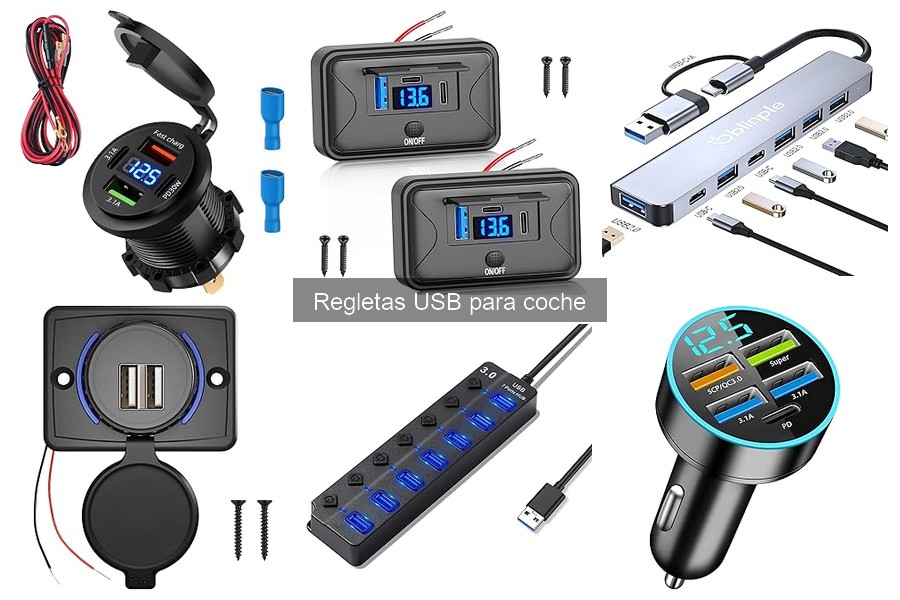 Ofertas y Descuentos en Regletas USB para Coche