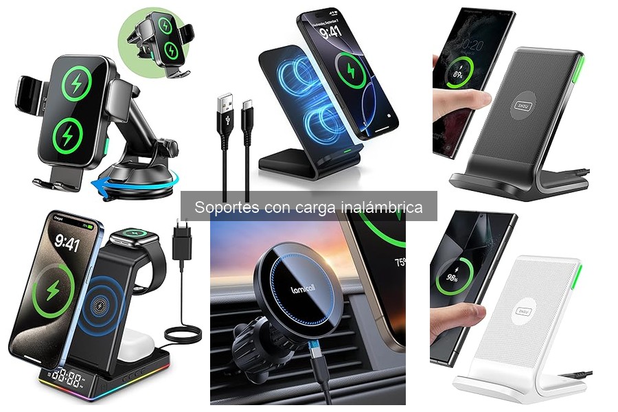 Precio promedio de soportes de carga inalámbrica para coches