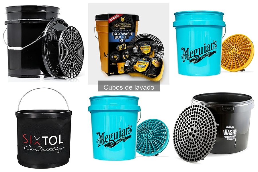 Precios y dónde comprar cubos de lavado para coches