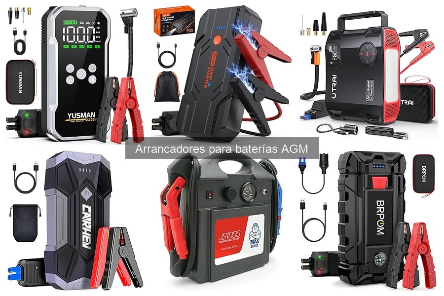 Problemas comunes al usar arrancadores de baterías AGM