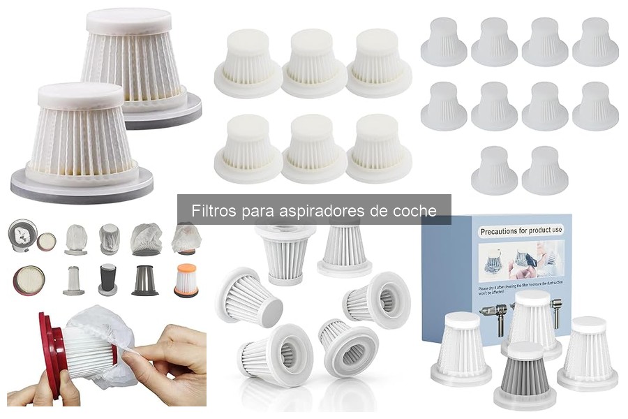 Problemas comunes al usar filtros para aspiradores de coche