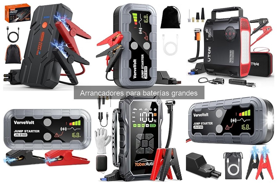 Problemas Comunes con Arrancadores de Baterías Grandes y Soluciones