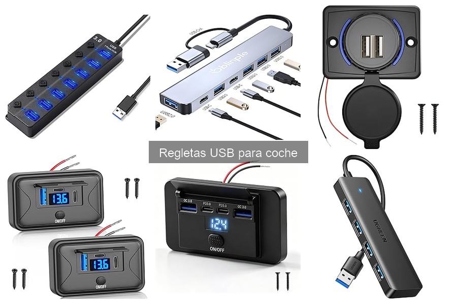 Problemas comunes con regletas USB para coche y soluciones